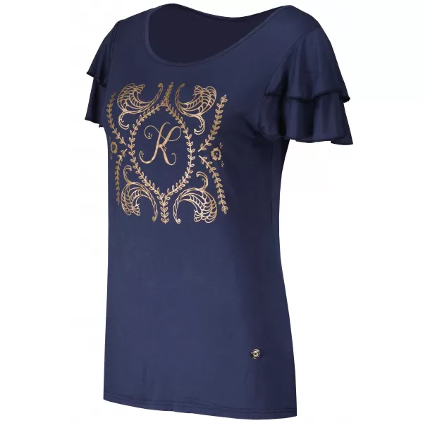  Damen-T-Shirt KIXMI PAMMI DUNKELBLAU 