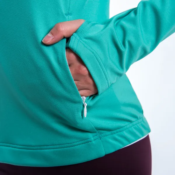  Damen-Sweatshirt SENSOR COOLMAX THERMO 22200067 SEA GREEN 