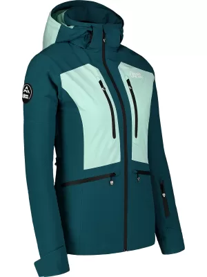 Damen-Skijacke NORDBLANC SNOW-SQUALL NBWJL7753 DUNKELGRÜN