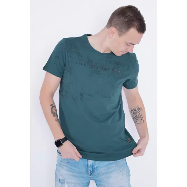  Herren-T-Shirt KIXMI PEPPE DUNKELGRÜN 
