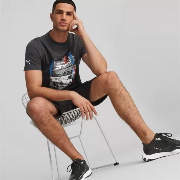  Herren-T-Shirt PUMA BMW MMS CAR GRAPHIC TEE 538140-01 SCHWARZ 