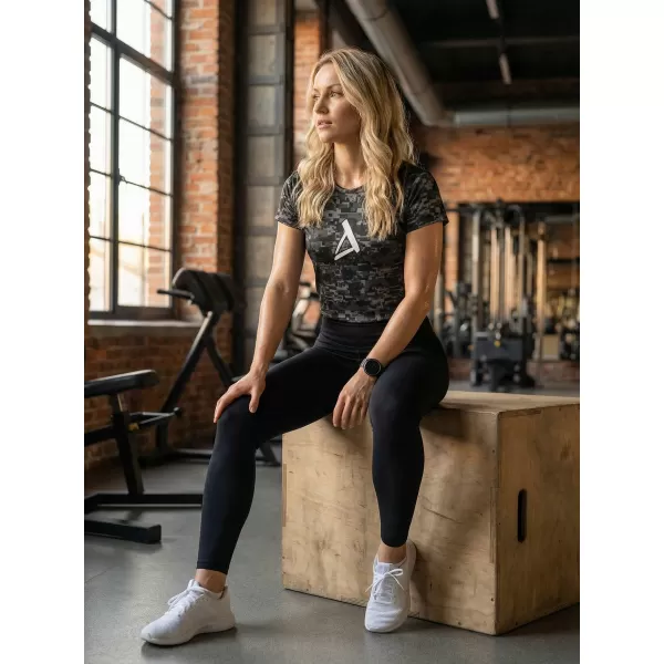  Hochwertiges Funktions-T-Shirt für Damen ALTISPORT SWE/ALW02S01 SCHWARZGRAU 