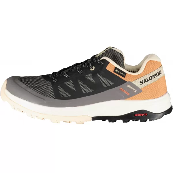  Damenschuhe SALOMON OUTRISE GORE-TEX L47219100 MAGNET/SCHWARZ/KORALLENGOLD 