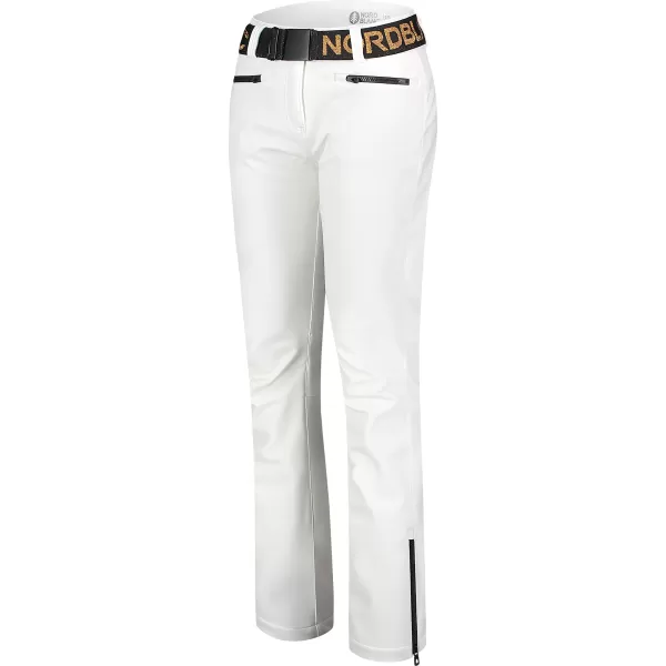  Softshell-Skihose für Damen NORDBLANC MELLEABLE NBWPL7728 WEIß 