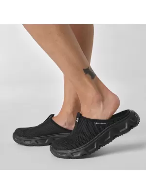 Damenschuhe SALOMON REELAX SLIDE 6.0 L47112400 SCHWARZ/SCHWARZ/LEGIERUNG