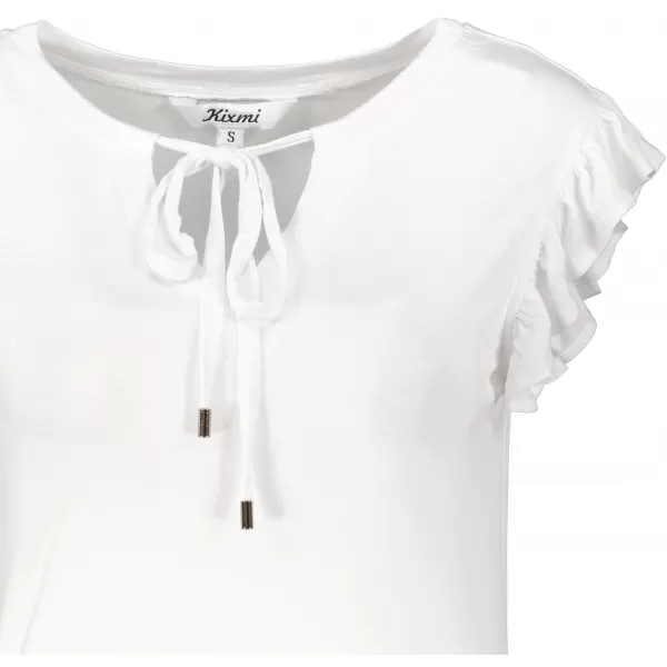  Damen-T-Shirt KIXMI POPPY WEIß 