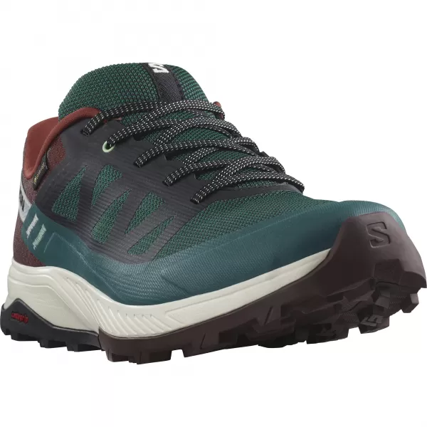  Herrenschuhe SALOMON OUTRISE GORE-TEX L47142100 PONDEROSA PINE/BITTERSCHOKOLADE/VANILLEEIS 