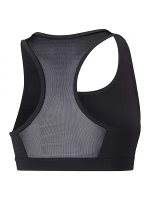 Damen-BH PUMA MID IMPACT 4KEEPS GRAPHIC BRA PM 520306-91 SCHWARZ