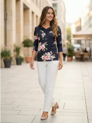 Damen-T-Shirt KIXMI PALA DUNKELBLAU