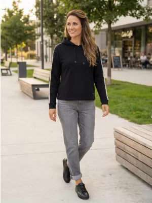 Damen-Sweatshirt KIXMI PATRICIA SCHWARZ