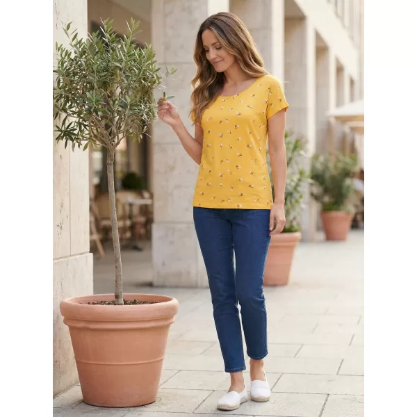  Damen-T-Shirt KIXMI PATSY GELB 