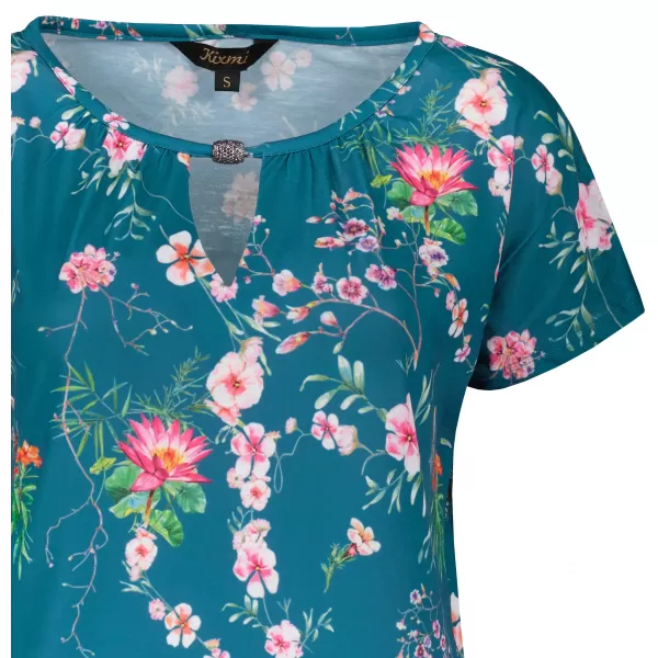  Damen-T-Shirt KIXMI PRIMINA BLAU 