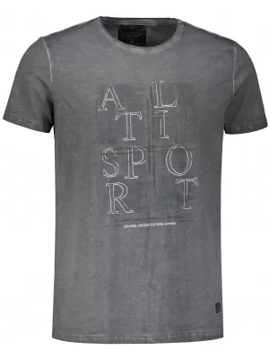 Herren-T-Shirt ALTISPORT ARIEN DUNKELGRAU