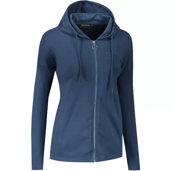  Damen Sweatshirt ALPINE PRO DEGREVA LSWY406 BLAU 
