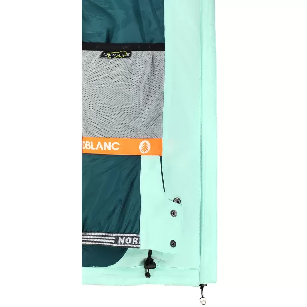  Damen-Skijacke NORDBLANC SNOW-SQUALL NBWJL7753 GRÜN 