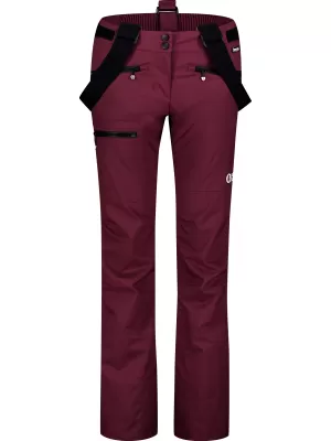 Skihose für Damen NORDBLANC SNOWBALL NBWP7769 BURGUND
