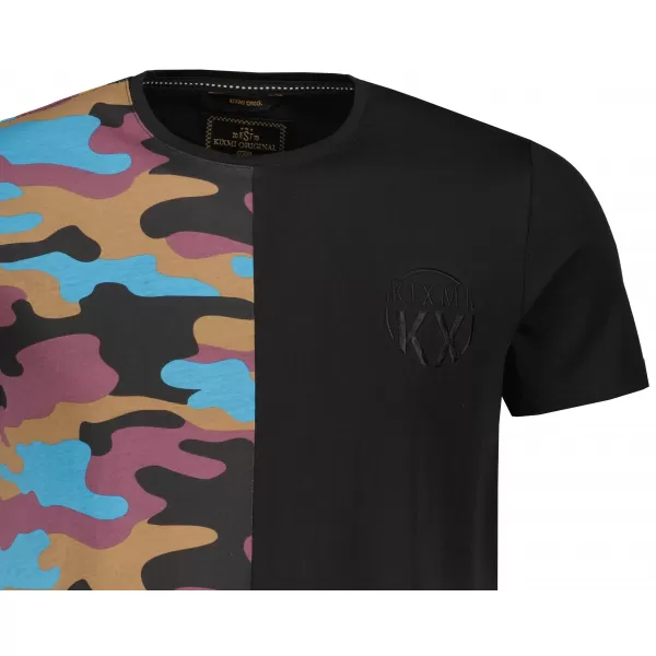  Herren-T-Shirt KIXMI PERRY SCHWARZ 