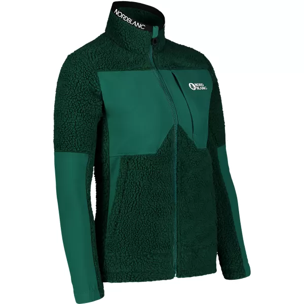  Fleece-Sweatshirt für Damen NORDBLANC PENINSULA NBSFL7654 GRÜN 