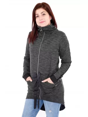Damen-Sweatshirt ALTISPORT AGNES SCHWARZ
