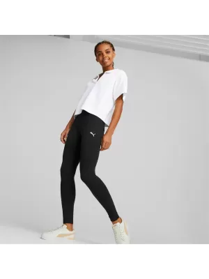Leggings für Damen PUMA HER HIGH-WAIST LEGGINGS 674230-01 SCHWARZ