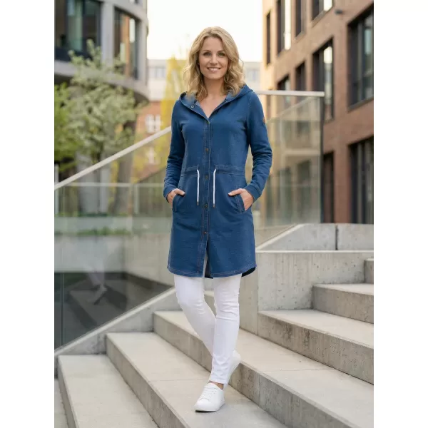  Damen-Sweatshirt KIXMI PENINI DUNKELBLAU 