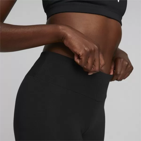 Leggings für Damen PUMA ESS 7 LOGO SHORT LEGGINGS 848347-01 SCHWARZ 