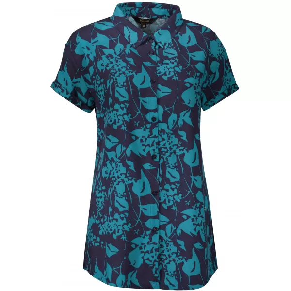  Damenbluse KIXMI PANTHEA DUNKELBLAU 