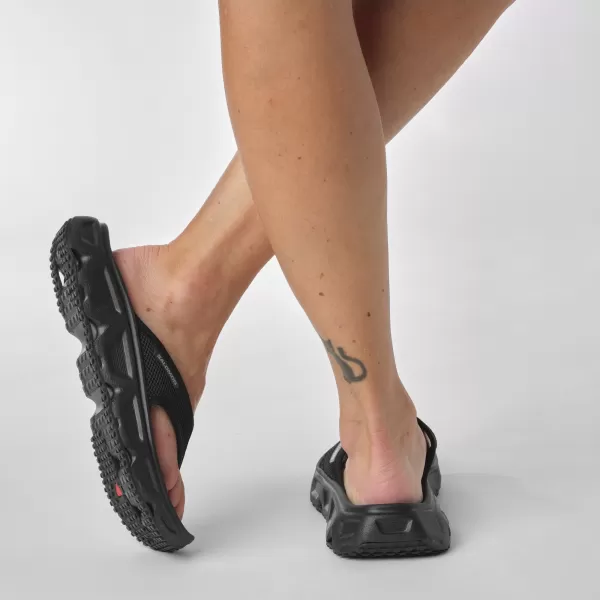  Damen-Flip-Flops SALOMON REELAX BREAK 6.0 L47111200 SCHWARZ/SCHWARZ/LEGIERUNG 