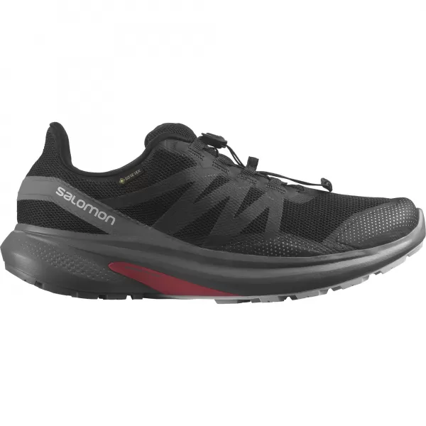  Herrenschuhe SALOMON HYPULSE GORE-TEX L41595900 SCHWARZ/RUHIGER SCHATTEN/MONDGESTEIN 