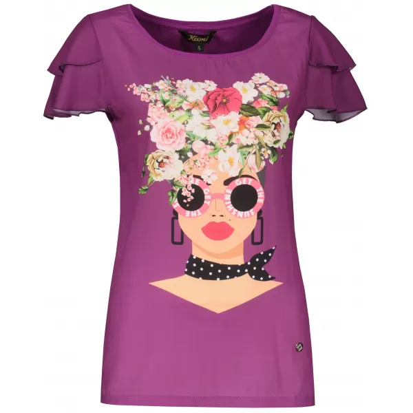  Damen-T-Shirt KIXMI PENNY LILA 