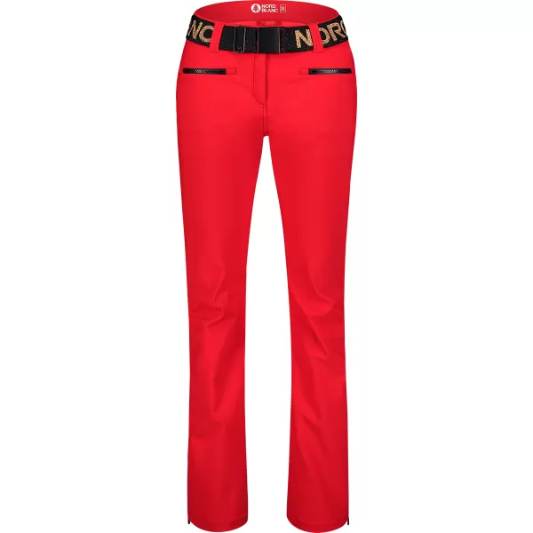  Softshell-Skihose für Damen NORDBLANC MELLEABLE NBWPL7728 ROT 