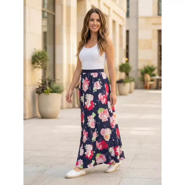  Damenrock KIXMI PEONY DUNKELBLAU 