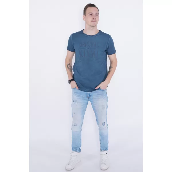  Herren-T-Shirt KIXMI PELTON DUNKELBLAU 