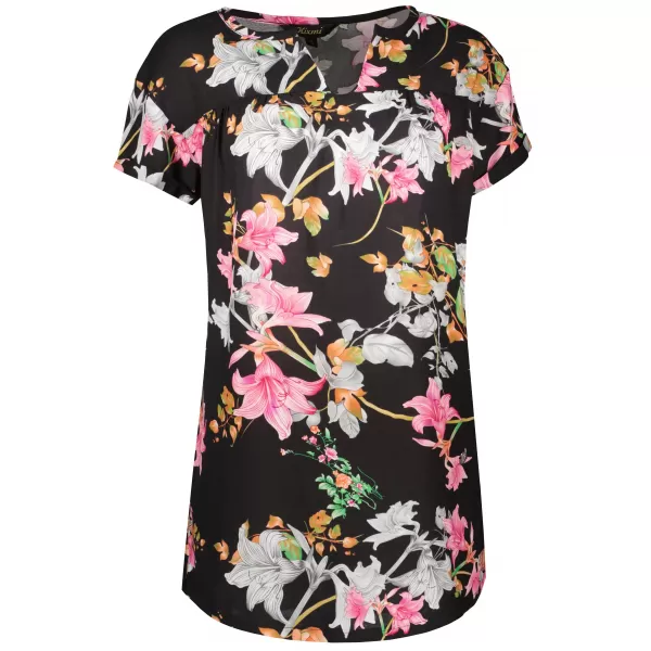  Damenbluse KIXMI PALILA SCHWARZ 