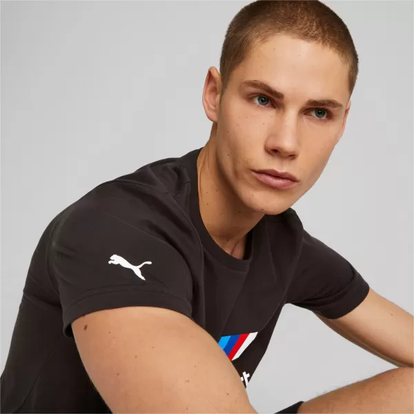  Herren-T-Shirt PUMA BMW MMS ESS LOGO TEE 538148-01 SCHWARZ 
