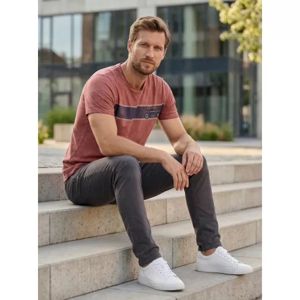 Herren-T-Shirt ALTISPORT ARMAN BURGUND 