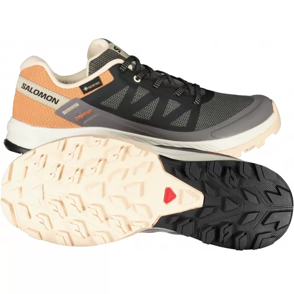  Damenschuhe SALOMON OUTRISE GORE-TEX L47219100 MAGNET/SCHWARZ/KORALLENGOLD 