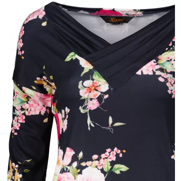  Damen-T-Shirt KIXMI PALA DUNKELBLAU 