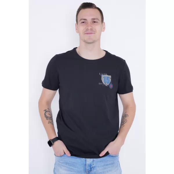  Herren-T-Shirt KIXMI PHIL SCHWARZ 