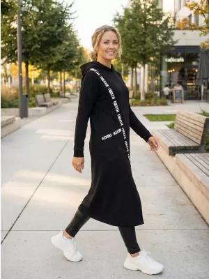 Damen-Sweatshirt KIXMI PAIGE SCHWARZ