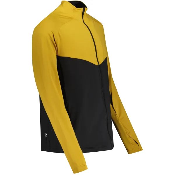  Herren-Sweatshirt SENSOR COOLMAX THERMO 22200058 SCHWARZ/MUSTARD 
