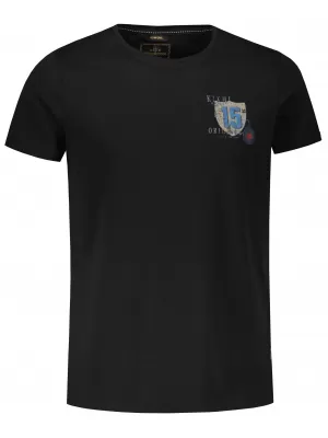 Herren-T-Shirt KIXMI PHIL SCHWARZ