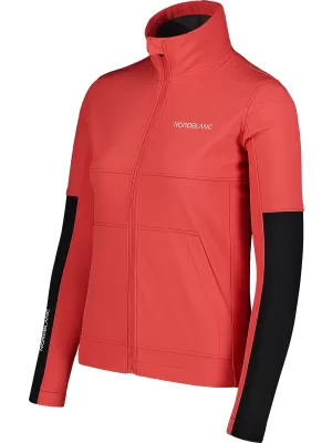 Softshelljacke für Damen NORDBLANC FJORD NBSSL7657 ROTE KORALLE