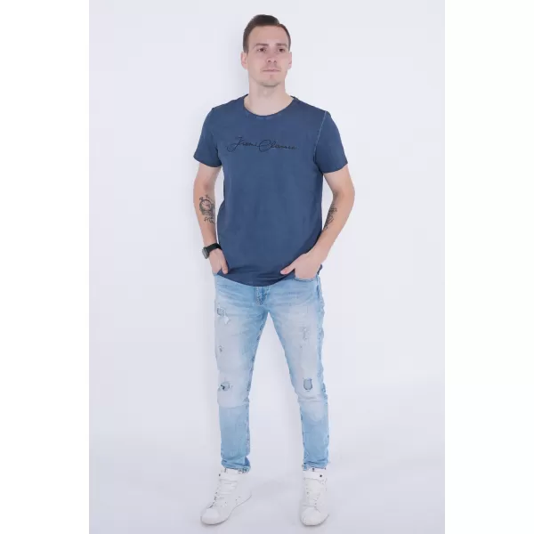  Herren-T-Shirt KIXMI PATRIC DUNKELBLAU 