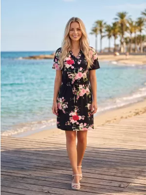 Kleid KIXMI POLLY SCHWARZ