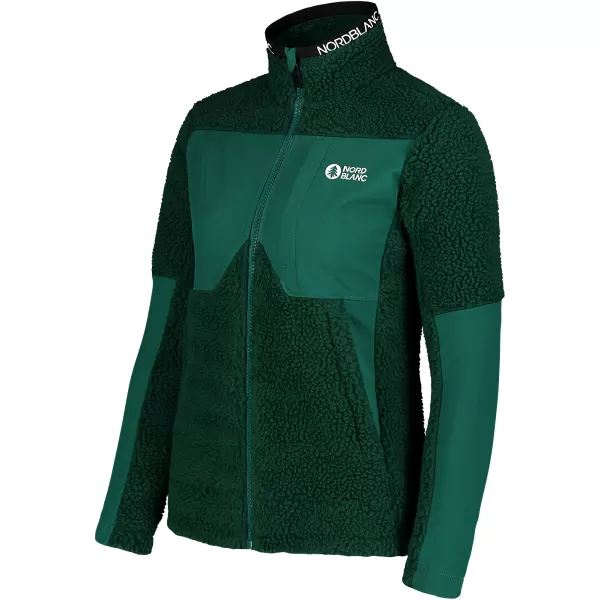  Fleece-Sweatshirt für Damen NORDBLANC PENINSULA NBSFL7654 GRÜN 
