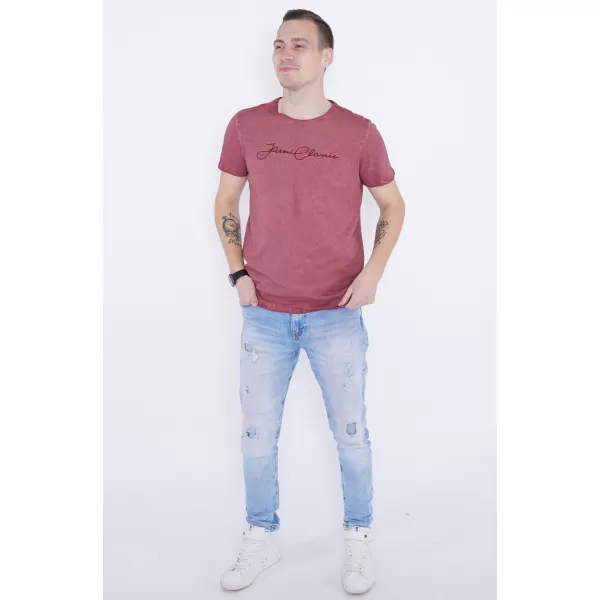  Herren-T-Shirt KIXMI PATRIC BURGUND 