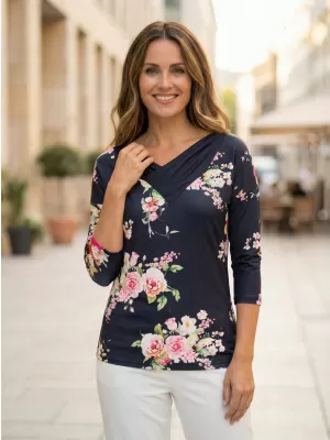 Damen-T-Shirt KIXMI PALA DUNKELBLAU