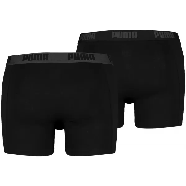 Herren-Boxershorts PUMA BASIC BOXER 2P 88886958 SCHWARZ/SCHWARZ 