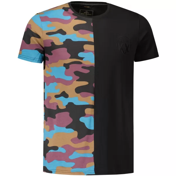  Herren-T-Shirt KIXMI PERRY SCHWARZ 